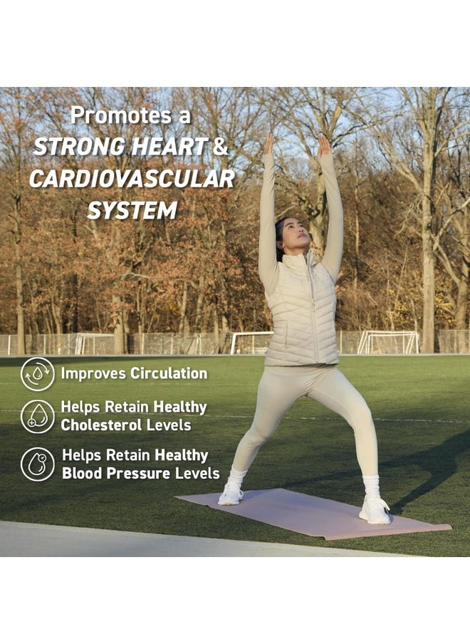 CocoaVia CocoaVia Cardio Health Supplement, 30 Day, 500mg Cocoa Flavanols, Support Heart Health, Boost Nitric Oxide, Blood Circulation, Energy, Vegan, Dark Chocolate, 60 Capsules  - Image 2