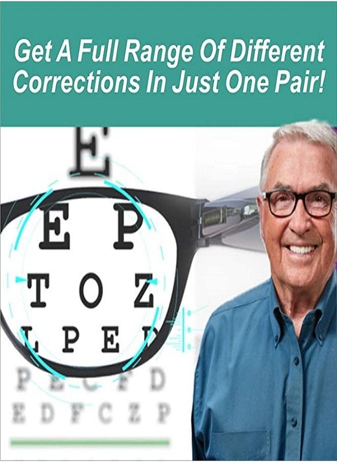 Generic - One Power Glasses Readers Pack of 3 Read Small Print and Computer Screens Adjustable Eyeglasses Flex Clear Focus Auto Adjusting Optic for Women & Men - Image 1