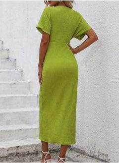Shein SHEIN Clasi Twist Front Split Thigh Dress  - Image 3