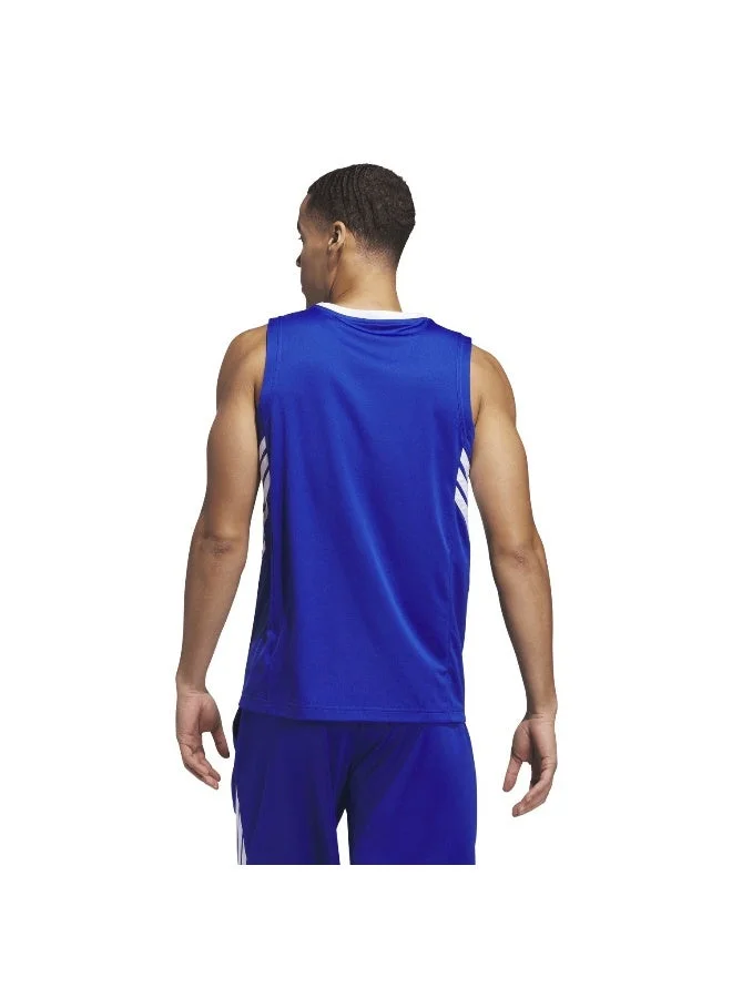 Adidas ROYBLU/WHITE Basketball Legends Tank Top for Men | Best Price UAE