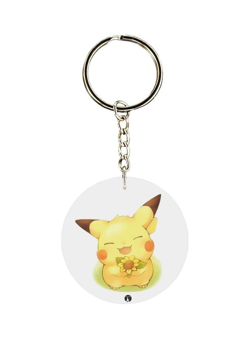 RKN Single Sided Pikachu Cartoon Themed Keychain