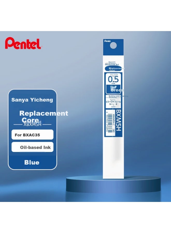 Pentel Ain Stein Clic Retractable Ballpoint Pen Refill 0.5Mm (Compatible With Bxa105) Xbxm5H-C Blue Single Pack - Image 1