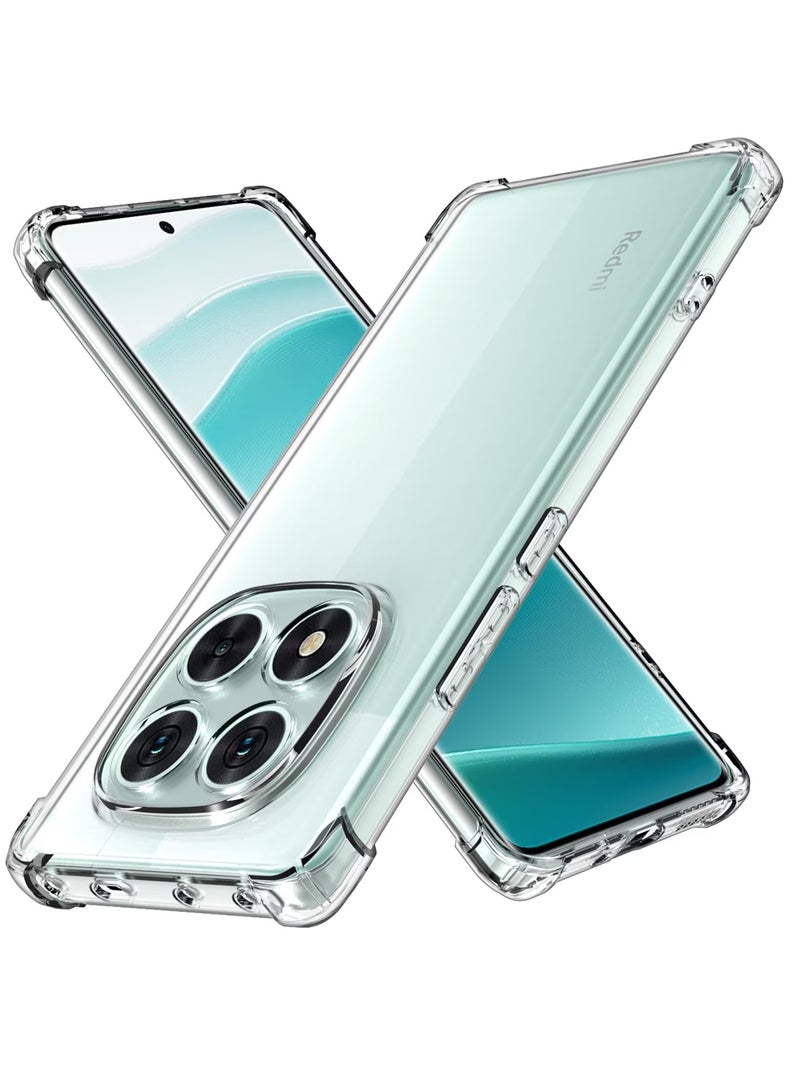 جراب شفاف ومضاد للصدمات لهاتف شاومي ريدمي نوت 14 برو Redmi Note 14 Pro 4G - Image 1