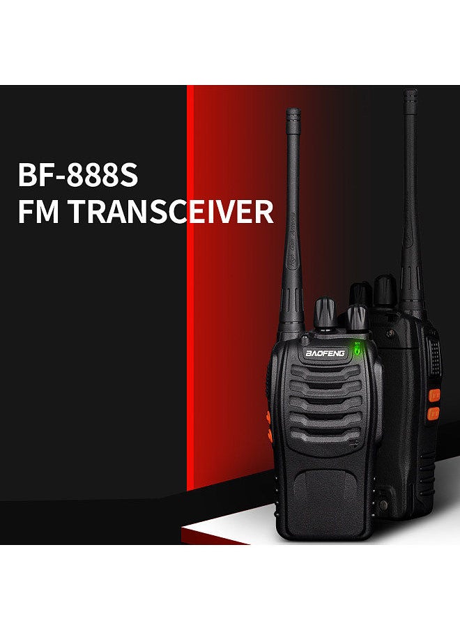 Baofeng - BAOFENG BF-888S UHF 400-470MHz FM Transceiver Two-way Radio Portable Handheld Walkie Talkie Long Distance 2PCS UK Plug - Image 1