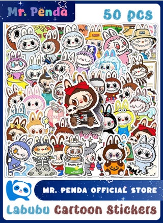 50 Pcs Labubu Cartoon Stickers for Teen Water Bottle, Cool Terror Labubu, Waterproof, Vinyl Decal for Kids Adult Girl Laptop, Skateboard, Phone, Guitar, Travel, Case, Bike Decoration - pzsku/Z3A2BBBE787F343A257E2Z/45/1749293177/82c1a33c-9e2c-41e3-9a54-78aac64ac6a9