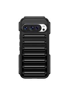 For Google Pixel 9 Capsule Series Candy Color TPU Phone Case(Black)