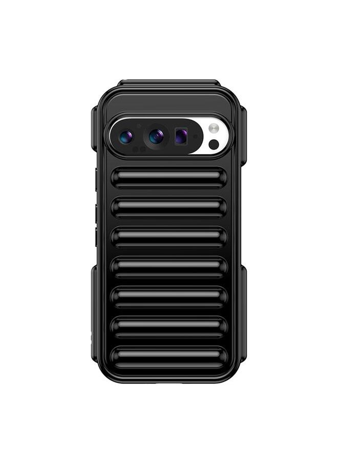 Zaboon - For Google Pixel 9 Capsule Series Candy Color TPU Phone Case(Black) - Image 1