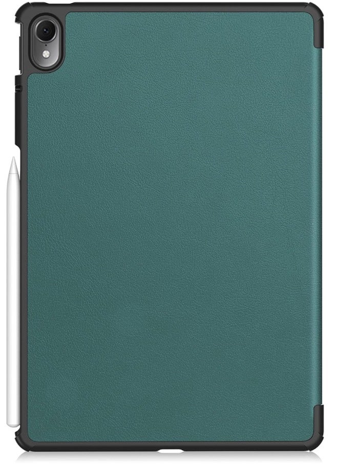Huawei Matepad Air 11.5 inch Case, Tri-Fold Smart Tablet Case, Multi- Viewing Angles Stand Hard Shell Folio Case Cover with Auto Wake Sleep for HUAWEI Matepad Air 2023 Dark Green