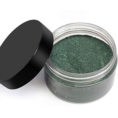 SEISSO Green Mica Powder for Epoxy Resin 1.7 oz /50g Powdered Pigment for Soap Colorant Bath Bomb Dye, Cosmetic Grade for Lip Gloss, Acrylic Nails Polish, Craft Projects - Image 2