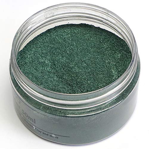 SEISSO Green Mica Powder for Epoxy Resin 1.7 oz /50g Powdered Pigment for Soap Colorant Bath Bomb Dye, Cosmetic Grade for Lip Gloss, Acrylic Nails Polish, Craft Projects - Image 1