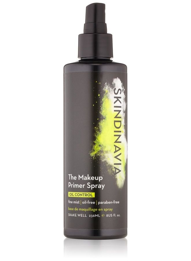 Skindinavia Makeup Primer Spray Oil Control, 8 oz, 236 ml - Matte Beauty Control Pore-Minimizing Shine Paraben-Free Silicone-Free Cruelty-Free Extreme Longwear Long-lasting Make Up - Image 1