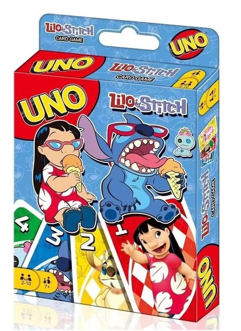 uno Lilo and Stitch Card Game - Colorful Fun with Your Favorite Characters