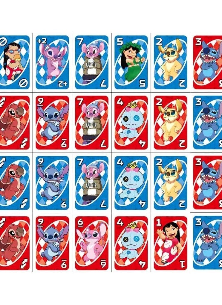 Mattel Games - uno Lilo and Stitch Card Game - Colorful Fun with Your Favorite Characters - Image 1