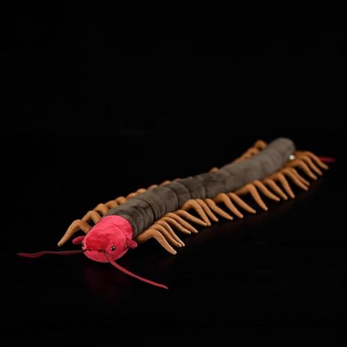ZHONGXIN MADE Centipede Plush Lifelike 24 Centipede Stuffed Animal Realistic Insect Plushie Soft Crustaceans Animal Toy Model Doll Gift for Kids - Image 1