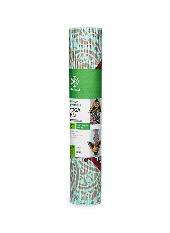 Gaiam Zara Rogue Yoga Mat Premium Reversible 6mm  - Image 4