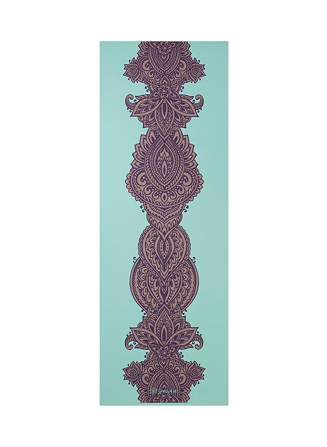 Gaiam Zara Rogue Premium Reversible Yoga Mat – 6 mm Cushioned, Dual‑Sided Grip & Eco PVC - Image 1
