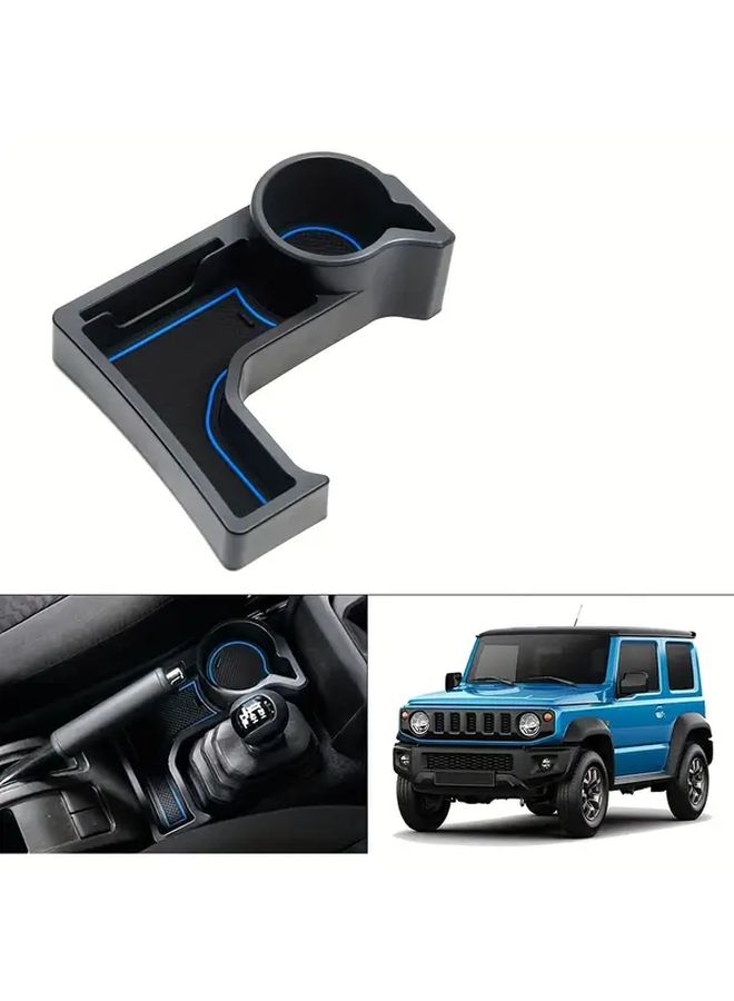 Central Control Console Cup Holder Storage Tray 1pc For Skoda Jimny 2019-2025 Blue - Image 3