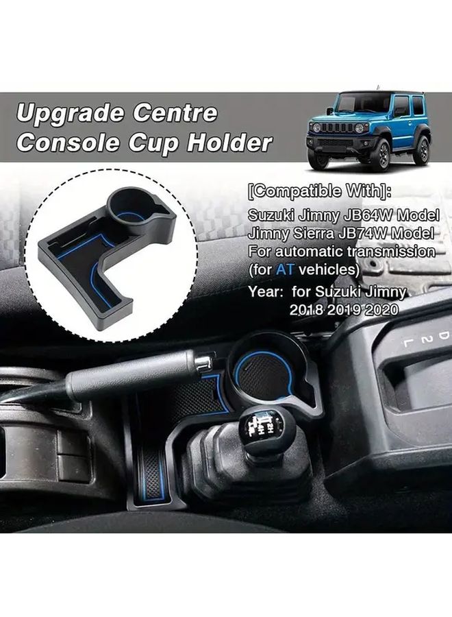 Central Control Console Cup Holder Storage Tray 1pc For Skoda Jimny 2019-2025 Blue - Image 1