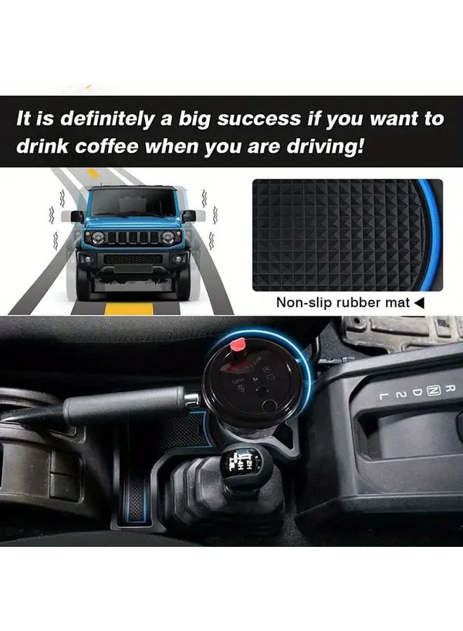 Central Control Console Cup Holder Storage Tray 1pc For Skoda Jimny 2019-2025 Blue - Image 5