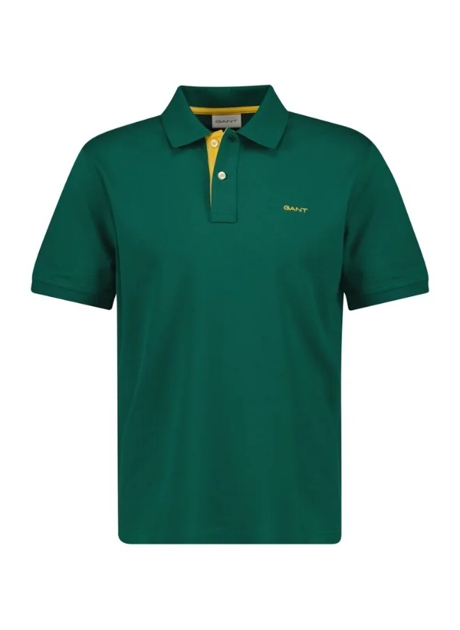 غانت Gant Contrast Piqué Polo Shirt