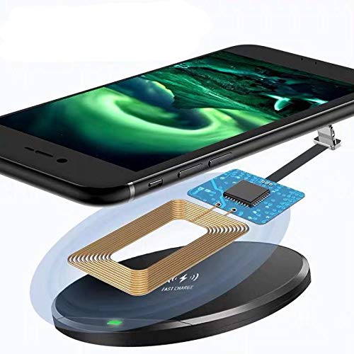 AISHEMI Wireless Charging Receiver Adapter with Fast Smart Microchip Technology for Samsung LG Huawei Sony Motorola Xiaomi Alcatel All Android Device USB Type-C - Image 3
