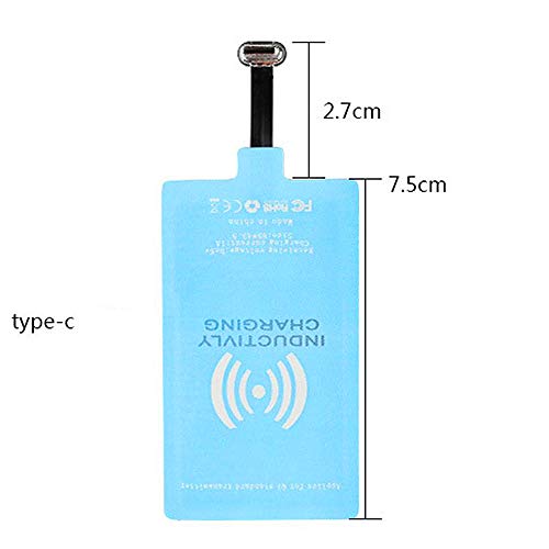 AISHEMI Wireless Charging Receiver Adapter with Fast Smart Microchip Technology for Samsung LG Huawei Sony Motorola Xiaomi Alcatel All Android Device USB Type-C - Image 4