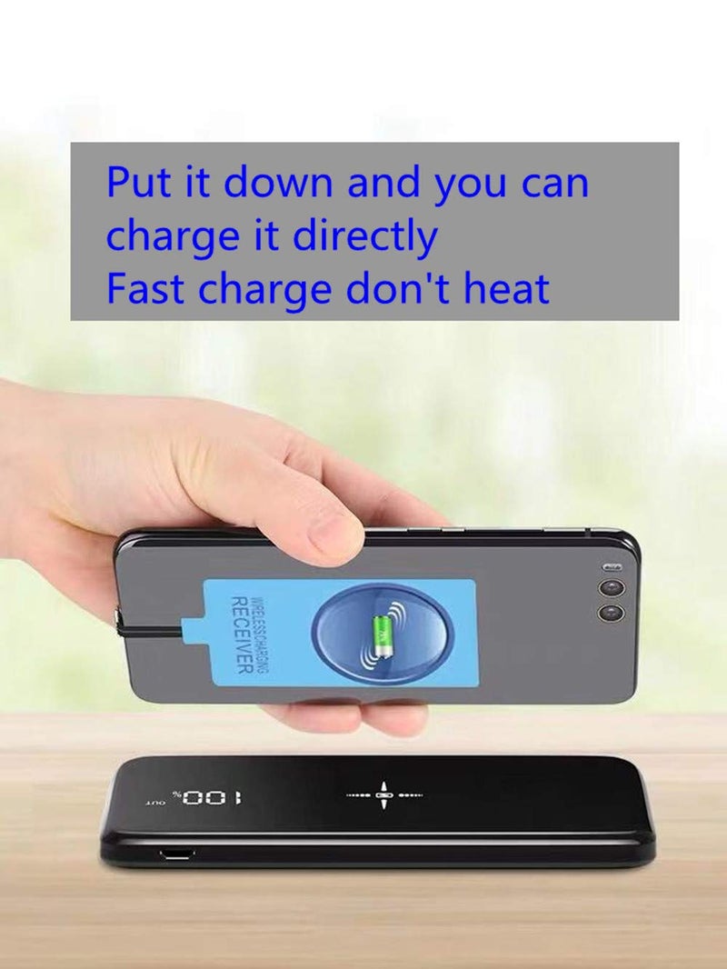 AISHEMI Wireless Charging Receiver Adapter with Fast Smart Microchip Technology for Samsung LG Huawei Sony Motorola Xiaomi Alcatel All Android Device USB Type-C - Image 5