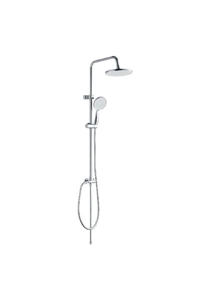 Wall Mounted Installation Retro Fit Shower System Chrome 6.5 x 98 x 35 cm DF591