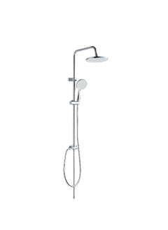 Aqua Drop Wall Mounted Installation Retro Fit Shower System Chrome 6.5 x 98 x 35 cm DF591 