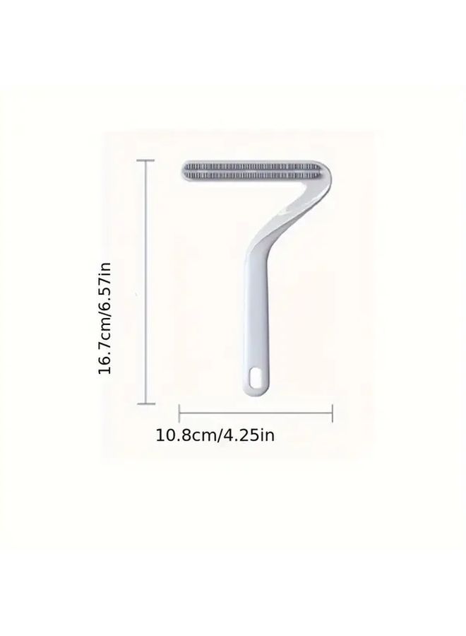 1pc Reusable Double Sided Pet Hair Removal Brush Orange Manual Static Sticky Lint Brush For Dog Cat Hair On Clothes Sofa Furniture Bedding Carpet Durable Plastic Cleaning Tool Ergonomic Handle Household Use - Image 2