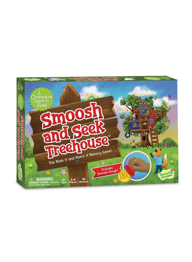 Peaceable Kingdom Smoosh and Seek Treehouse - Cooperative Memory-Matching Game - Use Teamwork to Win! - Perfect for Families with Kids Ages 3 & up - Image 1