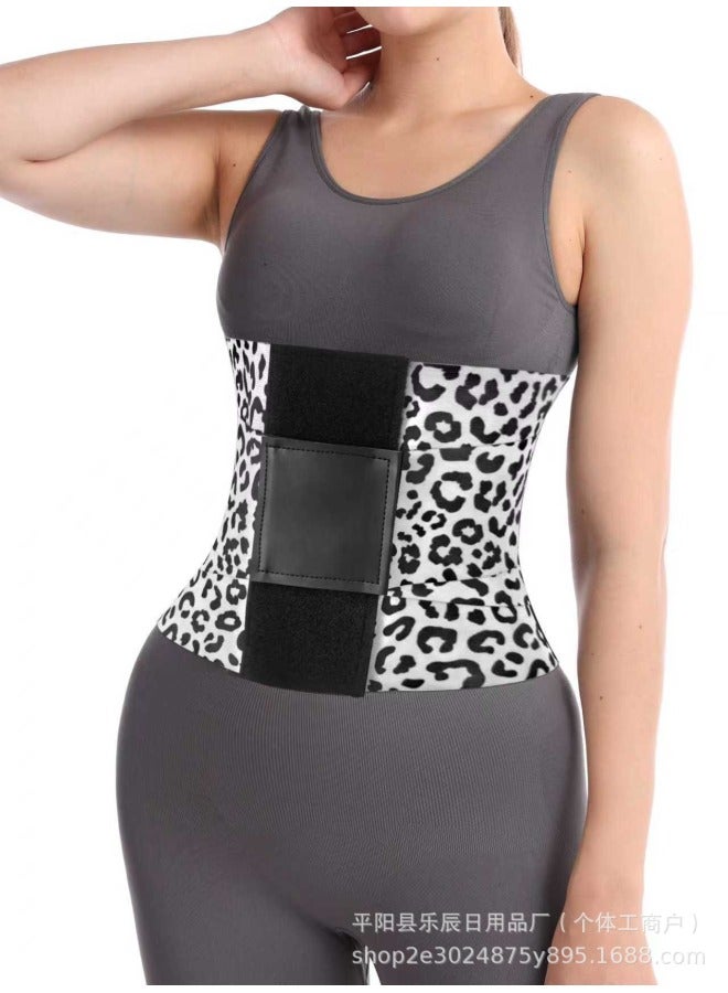 Women's Postpartum Enhanced Elastic Waistband Tummy Control Sports Belt Tight Sweat Fitness Waist Shaper Body Shaper