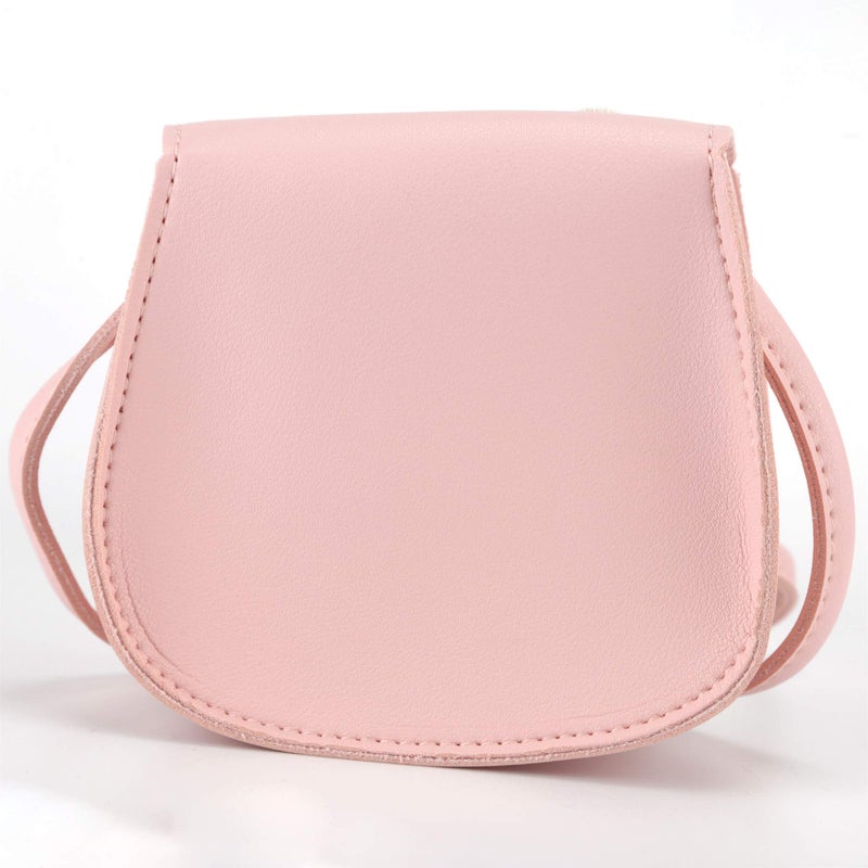 Ondeam Little Rabbit Ear Bow Crossbody Purse,PU Shoulder Handbag for Kids Girls Toddlers(Pink) - Image 4