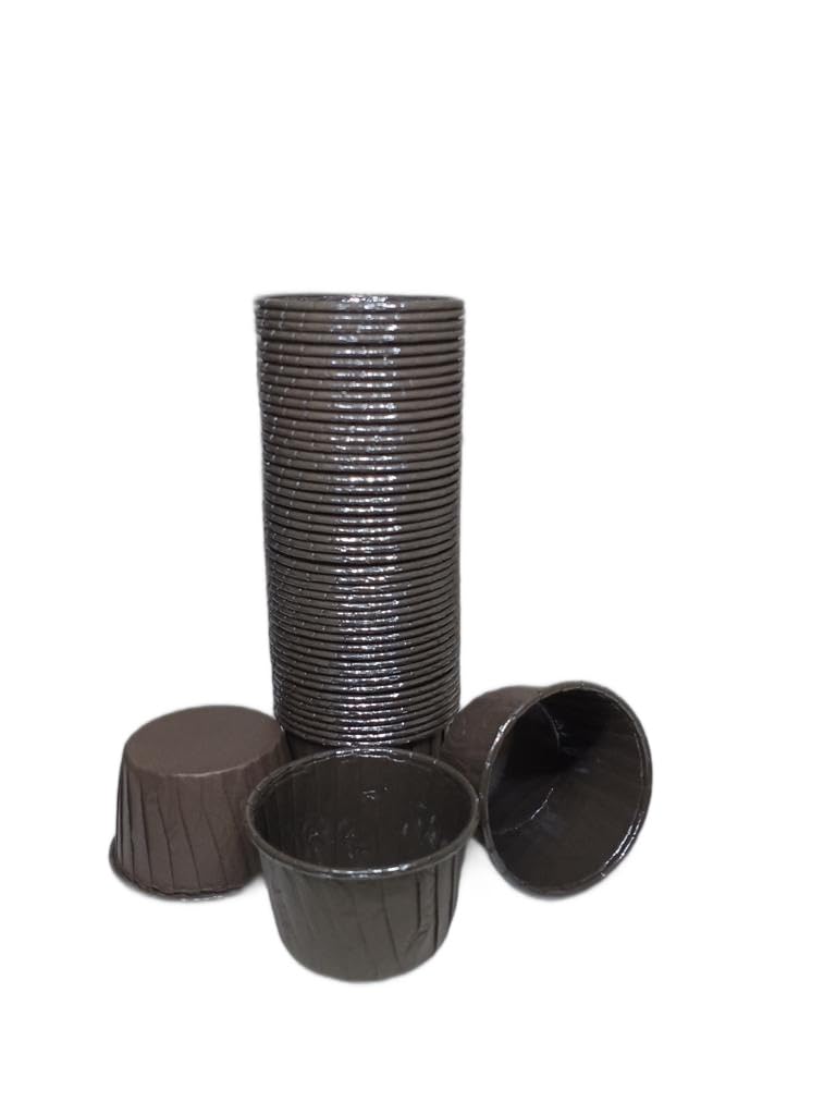 Baekence Baekence Bake and Serve ChocoLava Mould Cake Mould Muffin Liners Cup Cake Liner Baking Mould Pack of 100 pcs