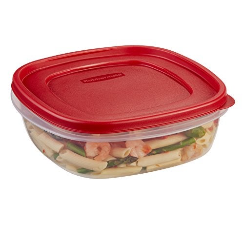 Rubbermaid Easy Find Lids Food Storage Container, 9 Cup, Racer Red - Image 1