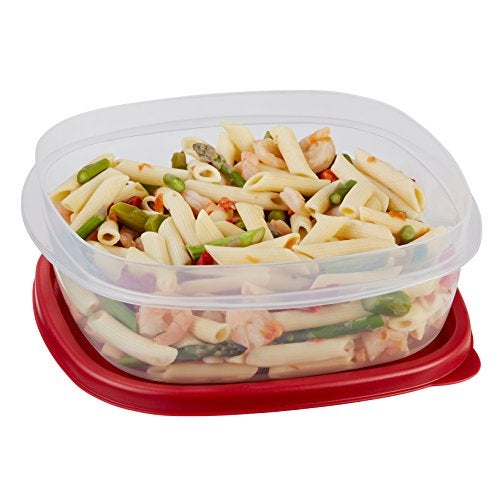 Rubbermaid Easy Find Lids Food Storage Container, 9 Cup, Racer Red - Image 4