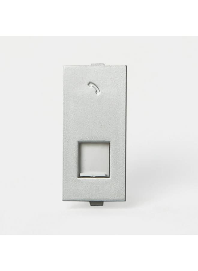 Panasonic Silver telephone socket - Image 1