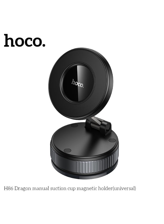 hoco. H86 Dragon manual suction cup magnetic holder(universal)  - Image 2