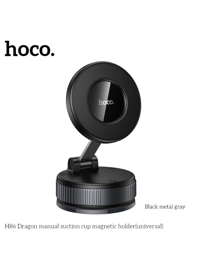 hoco. H86 Dragon manual suction cup magnetic holder(universal)  - Image 1