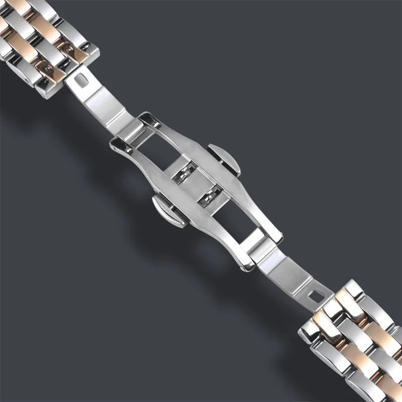Bluejw Hot Sale Stainless Steel Watch Bands – Replace the Watch Strap with Straight Curved End Adaptor, Multicolor Metal Replacement Straps for 10-24mm Watches - Image 5