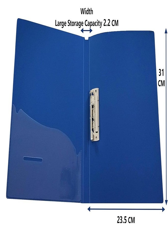 LC Punchless Clip File for Office and Home, Timex Clip File, Plastic Punchless File Folder (4, A4) - Image 2