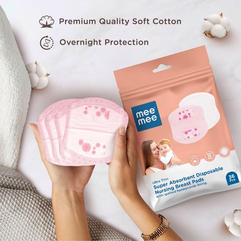 Mee Mee Ultra Thin Disposable Nursing Breast Pads - 36 Pcs - Image 3