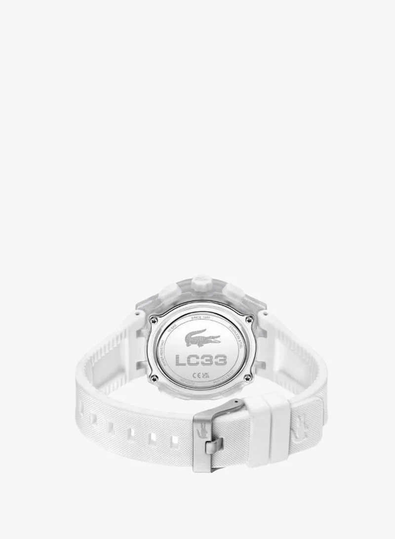 Lacoste  Stainless Steel & Transparent TR90 Quartz Watch for Women | Best Price UAE
