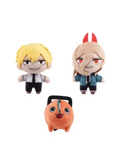 Sega Chainsaw Man Denji , Power & Pochita Mascot Plush by Sega (1 Random) 