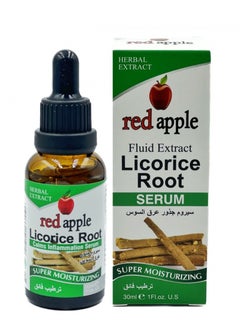 Red Apple Serum with licorice root extract which is distinguished in improving skin moisture provides extreme hydration for the skin and is characterized by a light and fast absorbing formula 30 ml 
