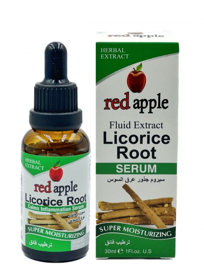 Red Apple - Serum with licorice root extract which is distinguished in improving skin moisture provides extreme hydration for the skin and is characterized by a light and fast absorbing formula 30 ml - Image 1