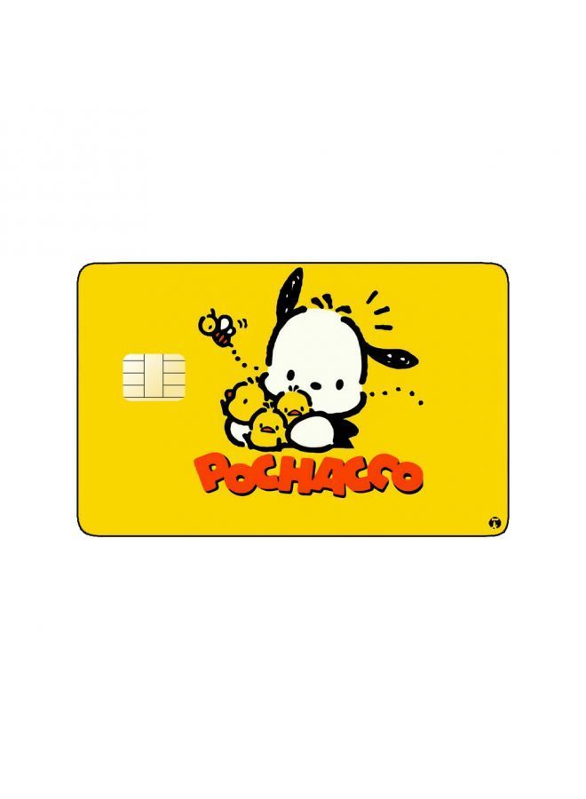RKN PRINTED BANK CARD STICKER Pochacco Anime Character - Image 1