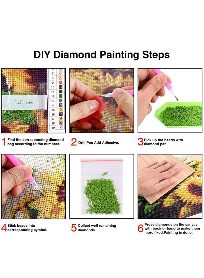 KTHOFCY 5D DIY Car Diamond Painting Kits for Adults,Vintage Racing Car Full Drill Embroidery Cross Stitch Crystal Rhinestone Paintings Pictures Arts Wall Decor Painting Dots Kits 11.8X11.8 inch - Image 5