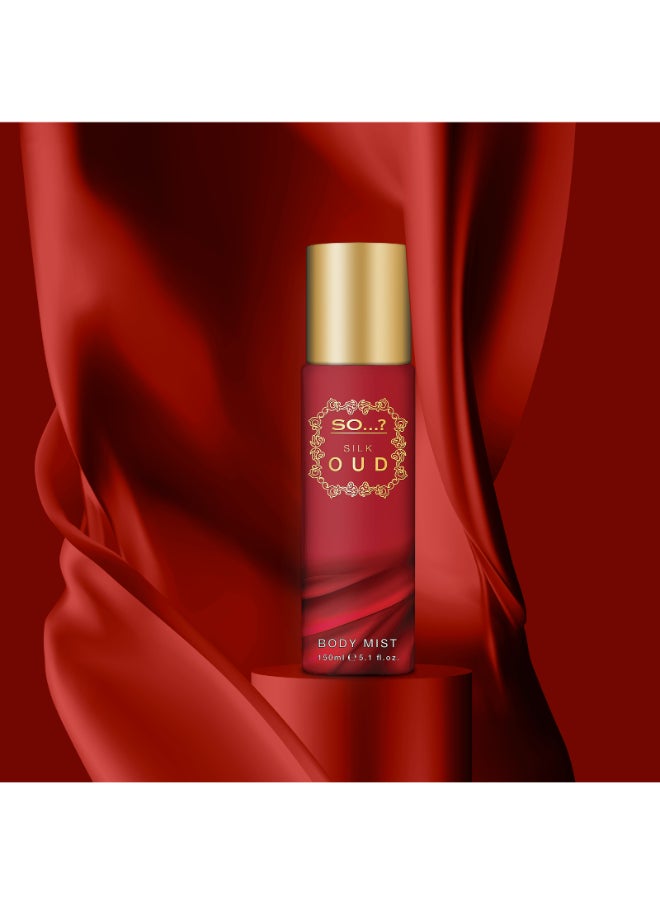 So..? Silk Oud Body Mist Long Lasting Fragrance Spray 150ml  - Image 2