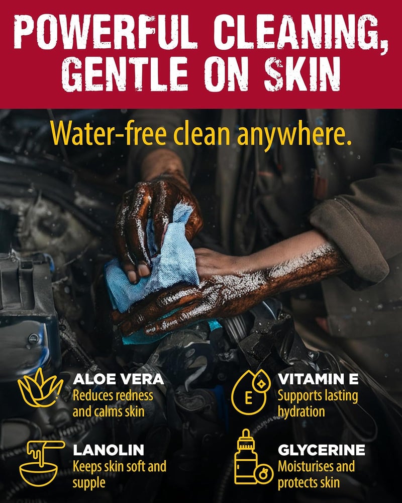 Big Wipes Heavy Duty Pro+ Hand Wipes – Textured Dual-Sided Cleaning Wipes for Paint, Grease, Oil - Industrial Cleaning Products for Tools & Surfaces - Heavy Duty Hand Cleaner - 2 Buckets x480 Wipes Trusted all-purpose quality - Image 4